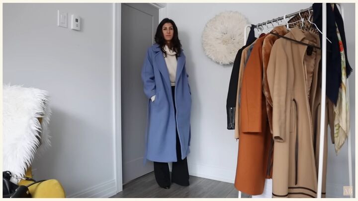 how to style a coat to look your best in winter, Long tailored coat