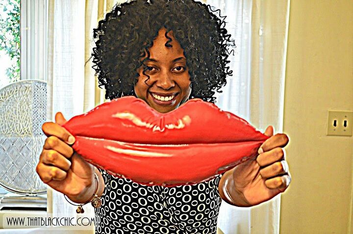 diy 3 d red lips clutch tutorial it s all about the lips