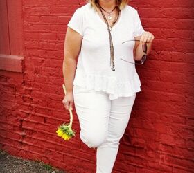Yes, Curvy Girls Can Wear White Skinny Jeans
