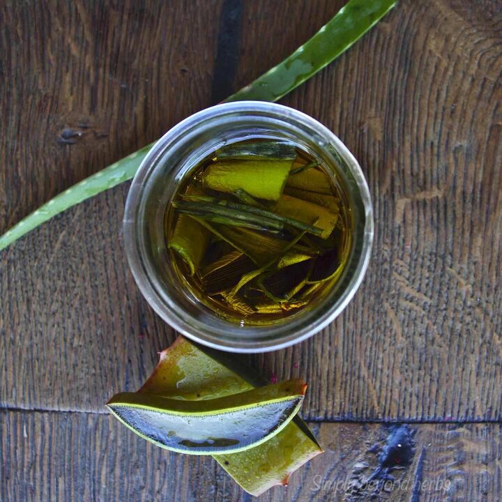 how to make aloe vera oil 3 ways, aloe vera infused oil