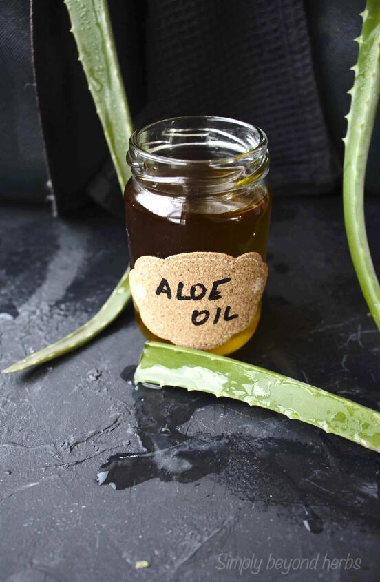 how to make aloe vera oil 3 ways, aloe vera oil DIY