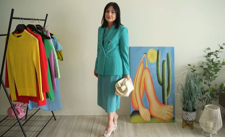 colorful outfit ideas how to wear bright colors, Monochrome