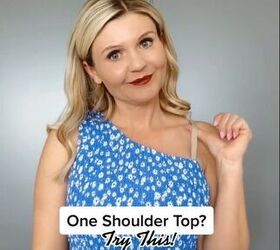 Wearing a one shoulder top or dress & need to hide your bra strap?!🙌