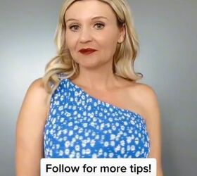 try this bra hack next time you wear one shoulder tops, One shoulder bra hack
