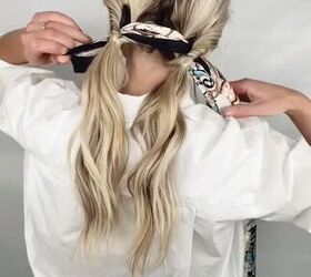 This scarf trick will help you make your next favorite hairstyle—in less than 5 minutes!