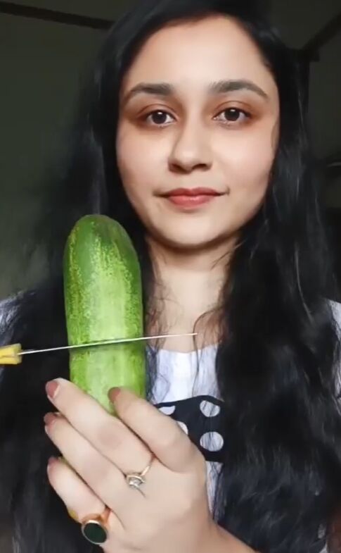 freeze a cucumber but don t eat it, Cutting cucumber