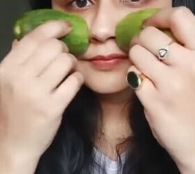 freeze a cucumber but don t eat it, Applying cucumber to skin