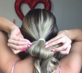 Tie your hair into this stunning updo that's ready before you are