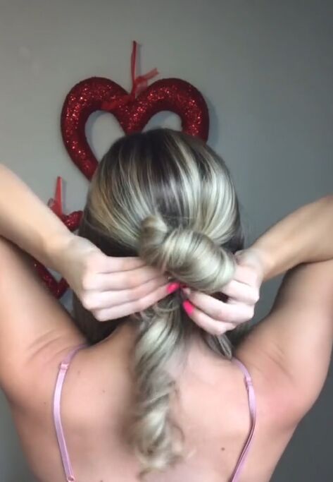 jumbo hair bun for long hair girlies, Wrapping hair