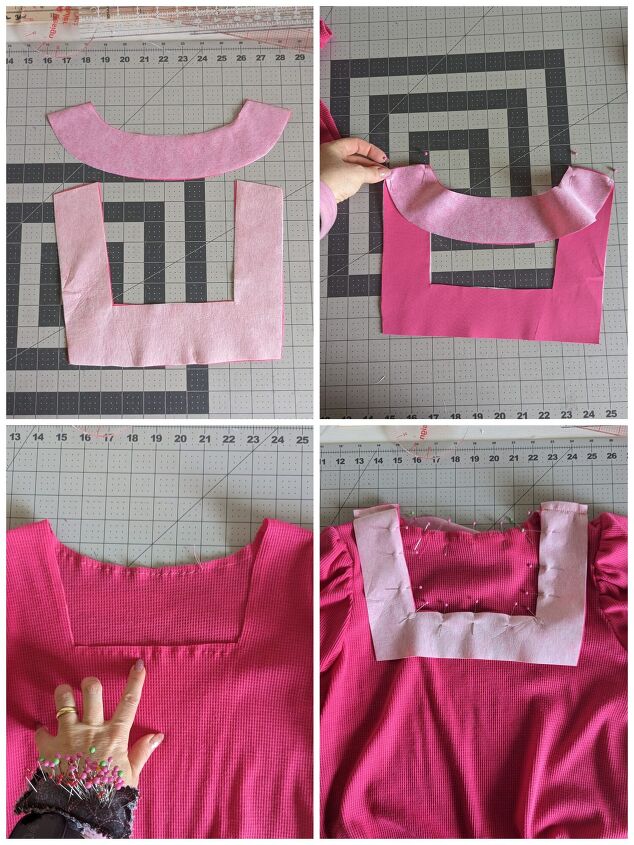 Neckline Alteration: Mock-neck to Square Neck! | Upstyle