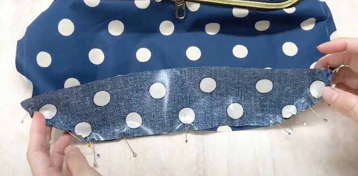 how to sew a super cute fanny pack, Attaching the base