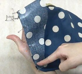 how to sew a super cute fanny pack, Attaching the sides