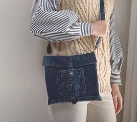 How to Make a Cute Crossbody Bag Out of Jeans