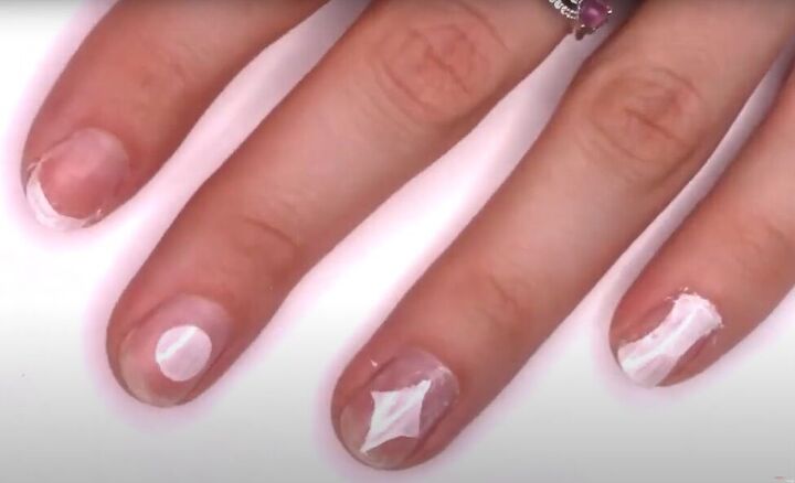 6 super impressive diy nail art hacks, Stationary nail vinyl nail art