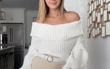 Turn Your Sweater Upside Down for This Fashion Hack!