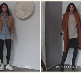 styling tips how to shop your closet for 2023, Faux leather leggings