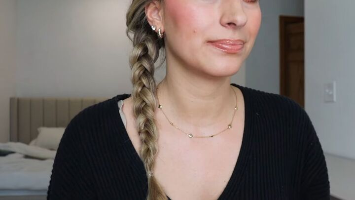 hair tutorial cute and easy braid hack, Regular 3 strand braid