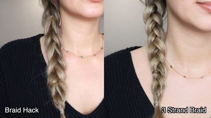 hair tutorial cute and easy braid hack, Easy braid hack