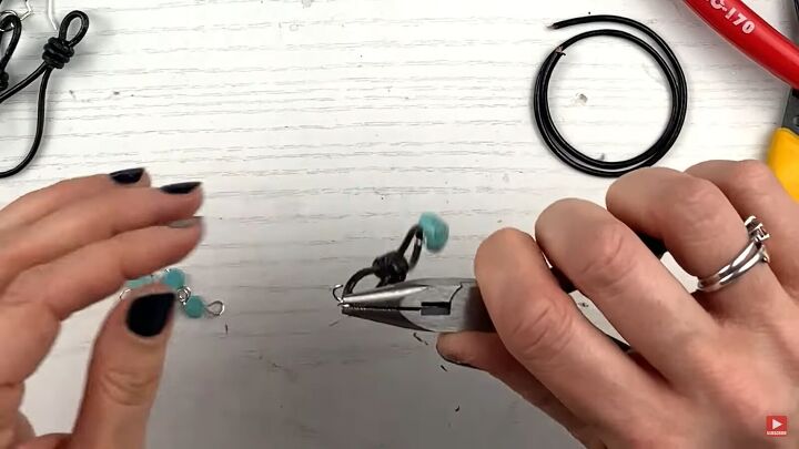 how to diy adorable knot earrings, Attaching earring