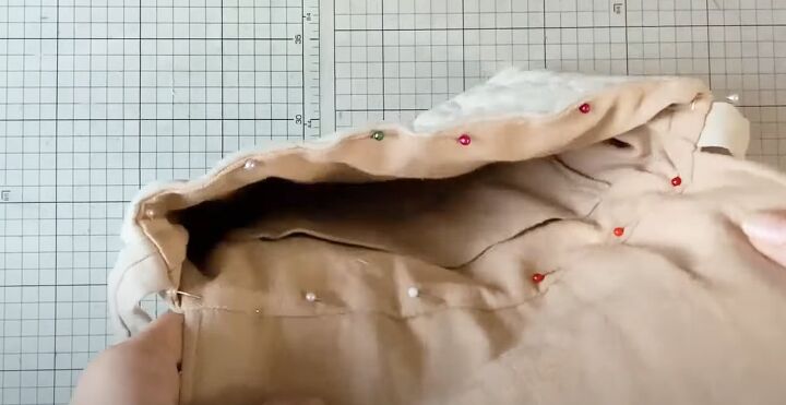 how to diy a cute crossbody bag free pattern, Attaching lining