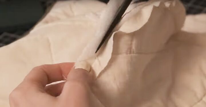 how to diy a super fabulous quilt coat, Flat felled seams
