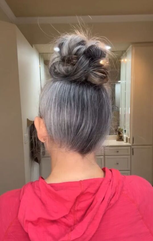 take your bun up a knot with this technique, High bun hairstyle