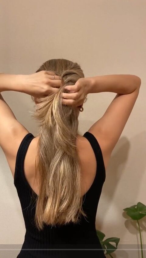 how to style your hair in a bubble ponytail, Tying more ponytails