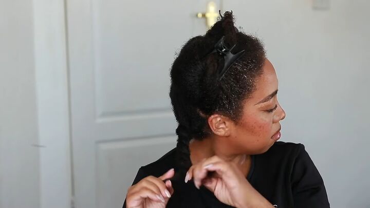 how to remove braids in 8 easy steps, Sectioning hair