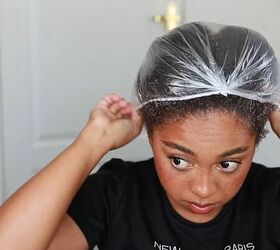 how to remove braids in 8 easy steps, Putting plastic cap on