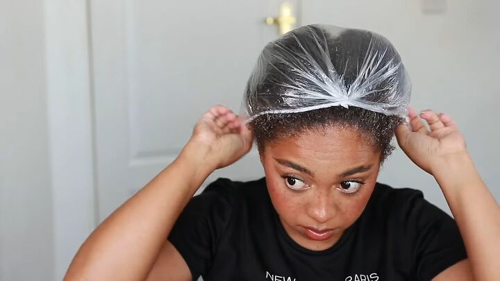 how to remove braids in 8 easy steps, Putting plastic cap on