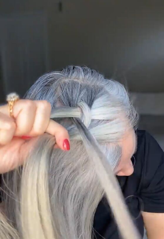 side dutch braid into a fishtail braid, Dutch braiding hair