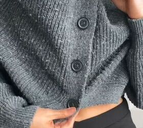 Revamp your basic cardigan in 2 easy steps (SO trendy!)