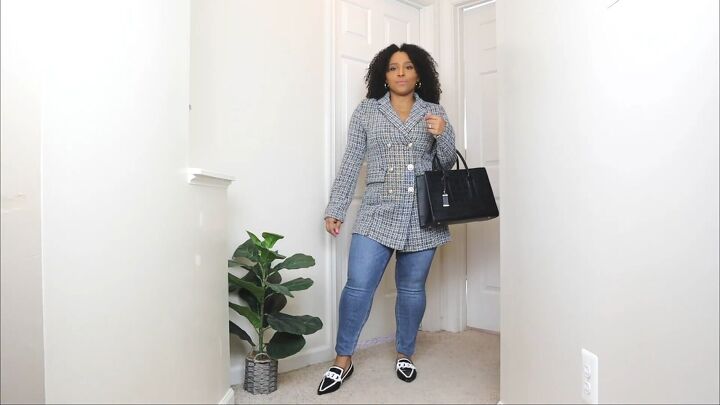 styling tutorial how to dress expensive on a budget, Structured tweed