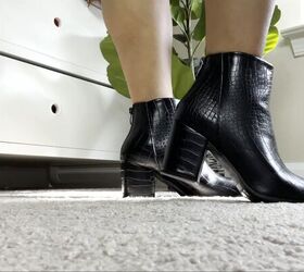 styling tutorial how to dress expensive on a budget, Black boots