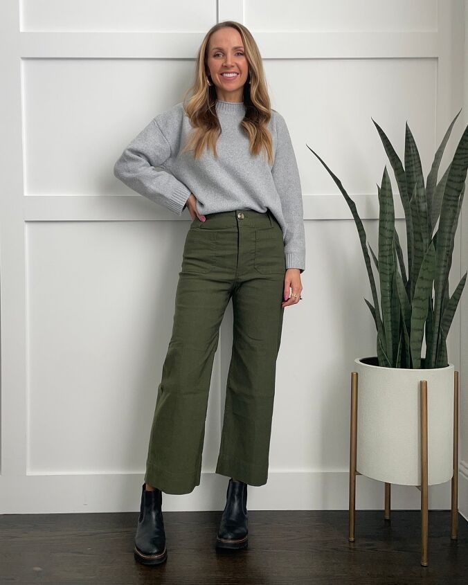 Can You Wear Cropped Wide Leg Pants in Winter Outfits? | Upstyle Can You Wear Cropped Wide Leg Pants in Winter Outfits? | Upstyle