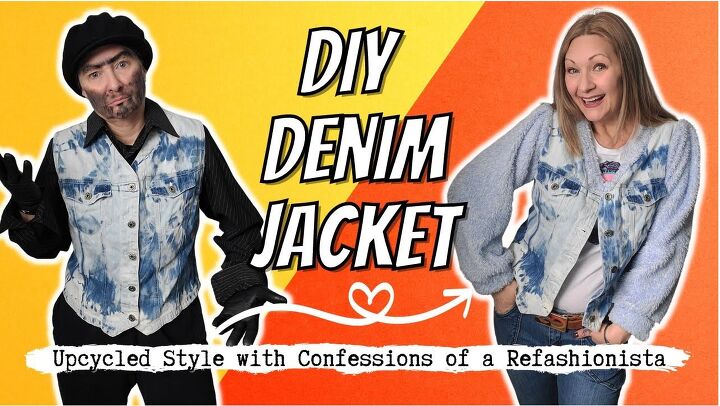 how to diy a cool upcycled jacket, DIY upcycled jacket