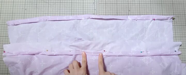 sewing tutorial how to diy a cute purple bustier dress, Button placket