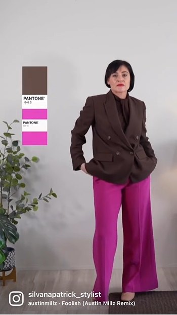 5 unexpectedly good fashion color combinations, Brown and pink outfit