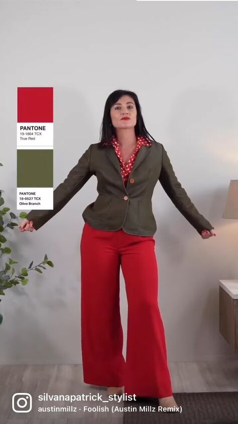 5 unexpectedly good fashion color combinations, Brown and red outfit