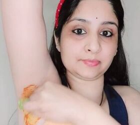 3 easy to find ingredients that get rid of dark armpits, Applying to armpits