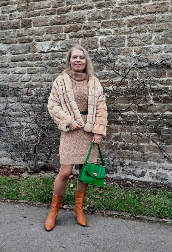 how to style a green handbag with every outfit, Earth colours with green