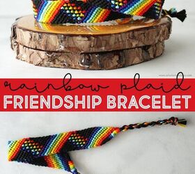 Rainbow Plaid Friendship Bracelet | Upstyle