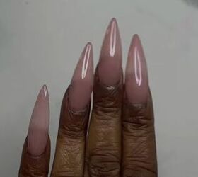 how to diy tiktok trending pink glazed donut nails, Pink glazed donut nails