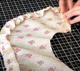 how to sew a super cute cottagecore shirt, Constructing the collar