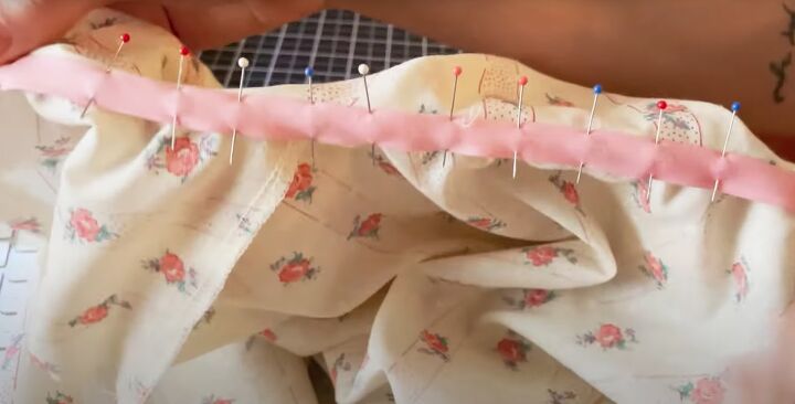 how to sew a super cute cottagecore shirt, Attaching the collar