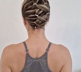 This Hairstyle Pulls All Your Hair up, Perfect for Gym Days!