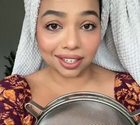 Grab a Pasta Strainer for This Curly Hair Hack Upstyle