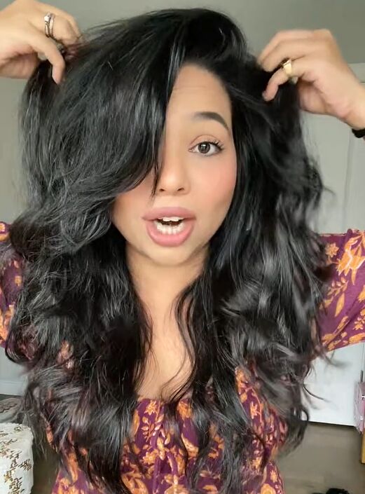 grab a pasta strainer for this curly hair hack, TikTok curly hair hack