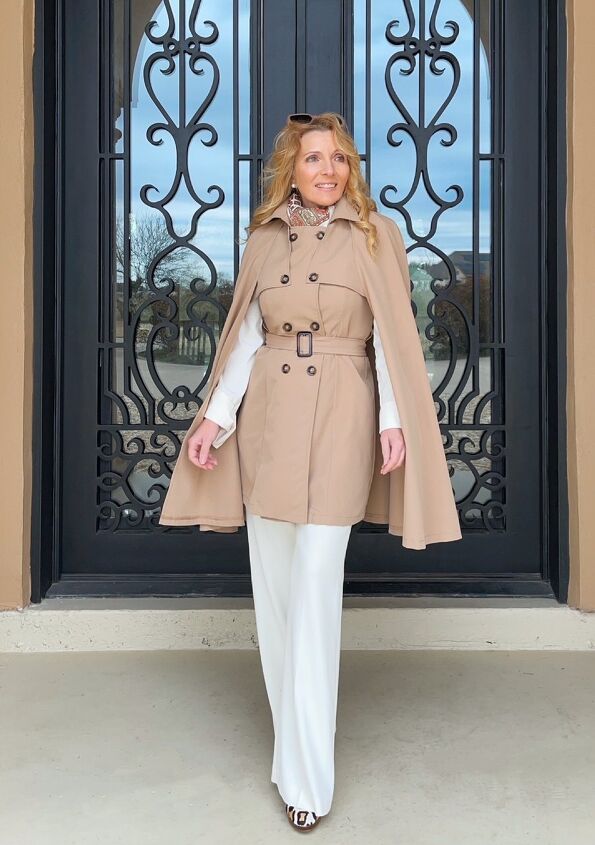 5 ways to style a trench cape