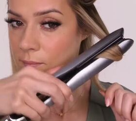 How To Create Waves In Your Hair With A Straightener Upstyle   How To Create Waves In Your Hair With A Straightener 